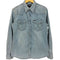 ラングラー Wrangler ウォッシュ加工 デニム ウエスタンシャツ メンズ import:XL