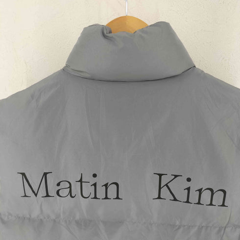 マーティンキム Matin Kim 22AW MATIN PADDING VEST JUMPER IN GREY 中綿ベスト import メンズ S