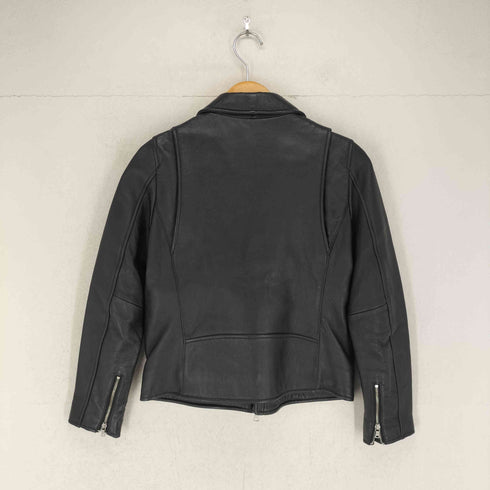 フリークスストア FREAKS STORE lamb leather ラムレザーダブルライダースジャケット レディース S