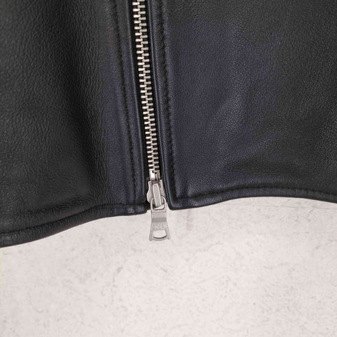 フリークスストア FREAKS STORE lamb leather ラムレザーダブルライダースジャケット レディース S
