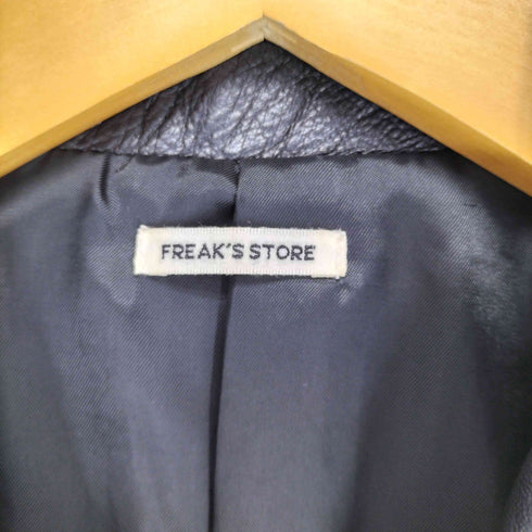 フリークスストア FREAKS STORE lamb leather ラムレザーダブルライダースジャケット レディース S
