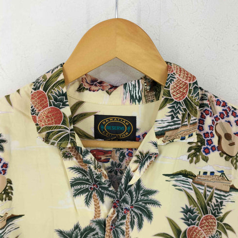 ハワイアンリザーブ HAWAIIAN RESERVE 90S HAWAII製 レーヨンアロハシャツ メンズ M