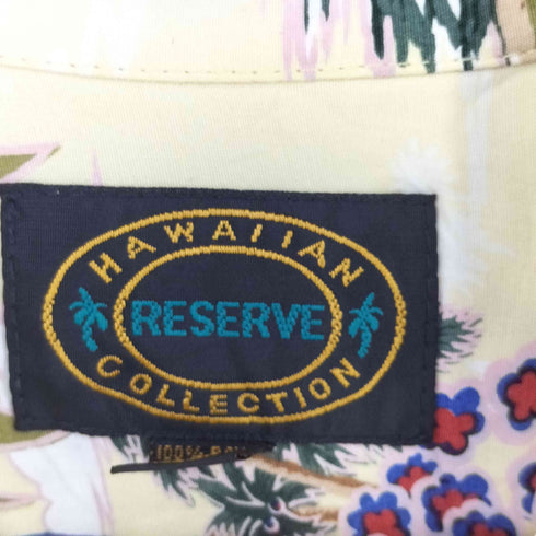 ハワイアンリザーブ HAWAIIAN RESERVE 90S HAWAII製 レーヨンアロハシャツ メンズ M