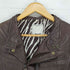 ルージュヴィフ Rouge vif lamb leather ラムレザーダブルライダースジャケット レディース 36