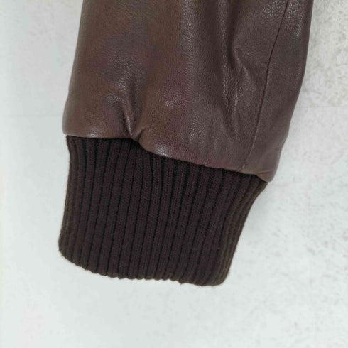 ルージュヴィフ Rouge vif lamb leather ラムレザーダブルライダースジャケット レディース 36