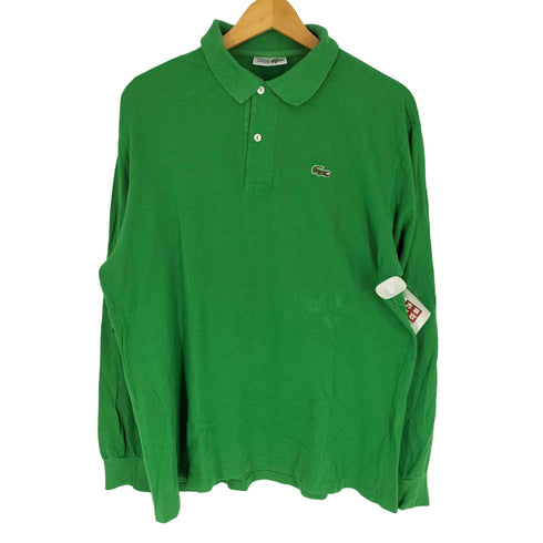 シュミーズラコステ CHEMISE LACOSTE 70-80S フランス製 鹿の子 長袖ポロシャツ メンズ 6