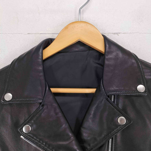 lamb leather ラムレザーライダースジャケット レディース