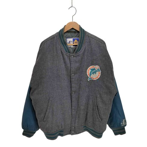 ロゴアスレチック LOGO ATHLETIC NFL チーム刺繍スタジャン レザー切替 メンズ JPN:L