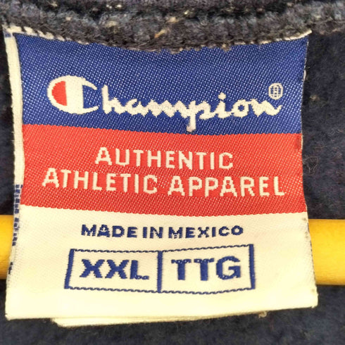 チャンピオン Champion 00s メキシコ製 カレッジ刺繍 プルオーバーパーカー メンズ import:XXL