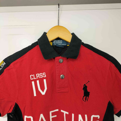 ポロバイラルフローレン Polo by RALPH LAUREN RAFTING GUIDE ラフティング ガイド ミドルポニー 刺繍 ポロシャツ メンズ import:XS