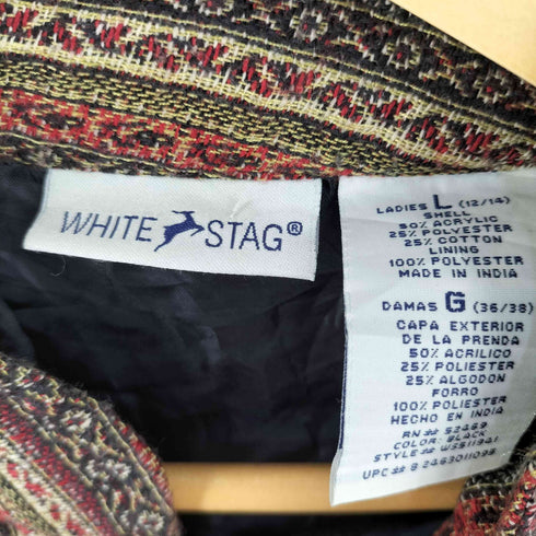 ホワイトスタッグ WHITE STAG コブラン チャイナボタン ジャケット レディース JPN:L