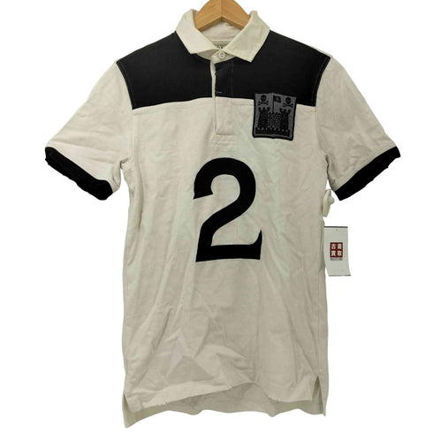 ラグビーラルフローレン Rugby Ralph Lauren スカル パッチ S/S ラガー シャツ メンズ import:XS