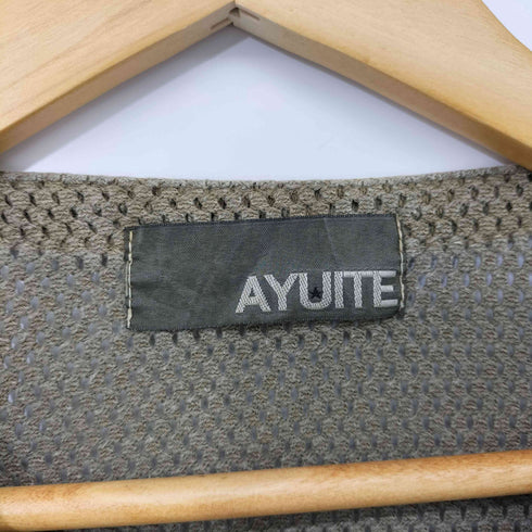 アユイテ AYUITE 00s Y2K Vネック メッシュ L/S Tシャツ メンズ JPN:M