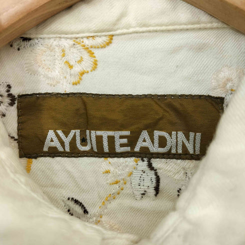 アユイテ AYUITE 00s Y2K フラワー 刺繍 S/S ウエスタン シャツ メンズ JPN:M