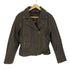 UNIK genuine teather レースアップ ダブルレザー ライダース ジャケット メンズ import:L