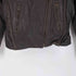 UNIK genuine teather レースアップ ダブルレザー ライダース ジャケット メンズ import:L