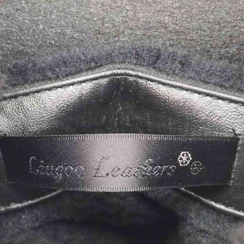 リューグーレザーズ Liugoo Leathers ボアカラー レザー ジャケット メンズ JPN:M