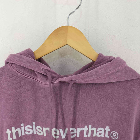 ディスイズネバーザット thisisneverthat オーバーダイロゴプルオーバー メンズ import:S