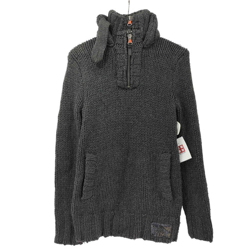 スーパードライ Superdry 極度乾燥(しなさい) ハーフジップ ローゲージ プルオーバーニット メンズ import:S