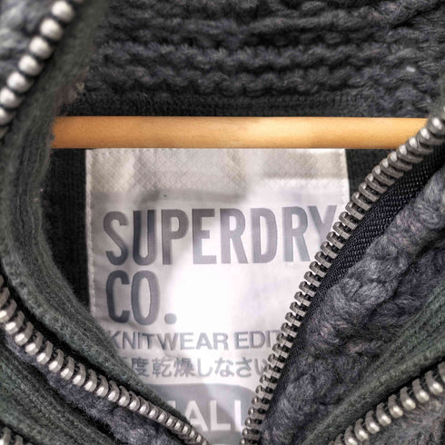 スーパードライ Superdry 極度乾燥(しなさい) ハーフジップ ローゲージ プルオーバーニット メンズ import:S