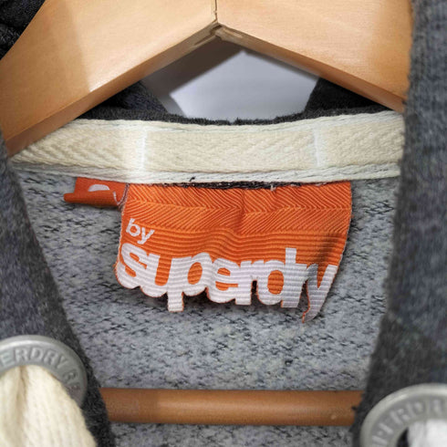 スーパードライ Superdry 極度乾燥(しなさい) ロゴ刺繍 ジップアップ パーカー メンズ import:S