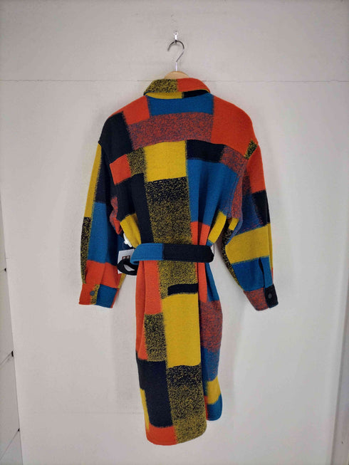 デシグアル Desigual 2WAYエアメルトンウールトレンチコート レディース import:L