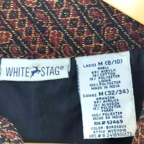 ホワイトスタッグ WHITE STAG コブラン チャイナボタン ジャケット レディース JPN:M