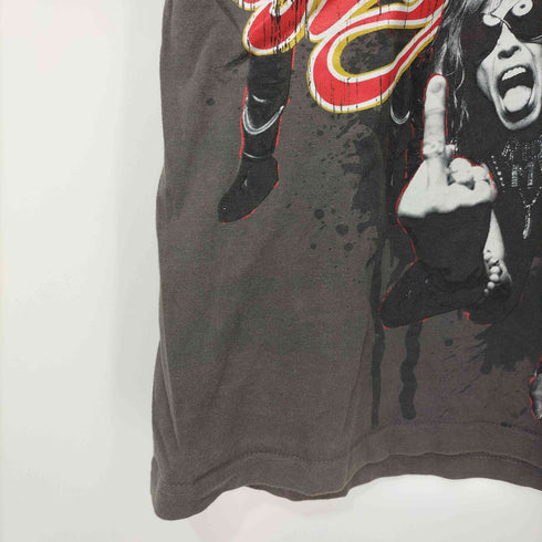 シュート SHOOT アメリカン ハードロック バンド クルーネック Tシャツ メンズ import:S