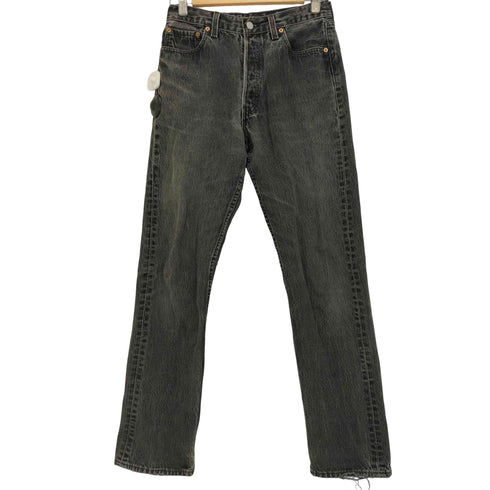 リーバイス Levis 90s 97年製 USA製 ボタン裏544刻印 501 先染め ブラック デニム メンズ W30 L32