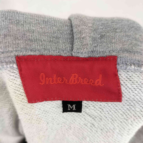 インターブリード INTERBREED ロゴワッペン付きジップアップパーカー メンズ M