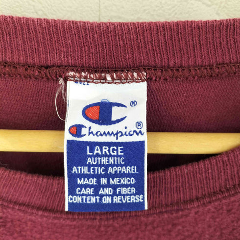 チャンピオン Champion 00S メキシコ製 ロゴインサイドアウトスウェット メンズ L