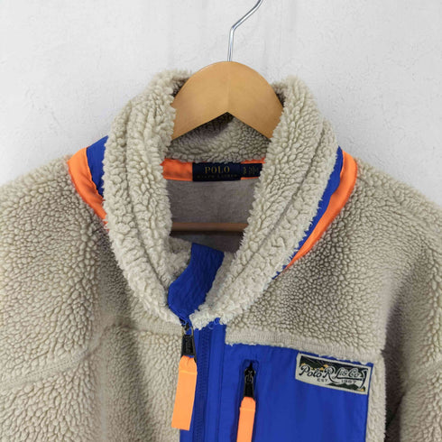 ポロラルフローレン POLO RALPH LAUREN ボア フリースジャケット メンズ import:S