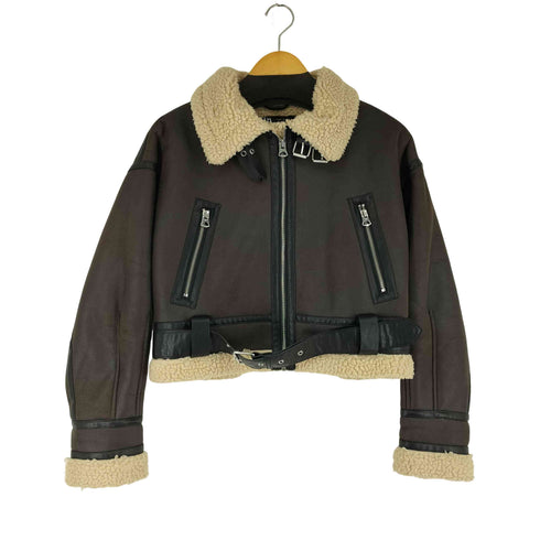 ザラ ZARA ダブルフェイス ショートジャケット レディース US S