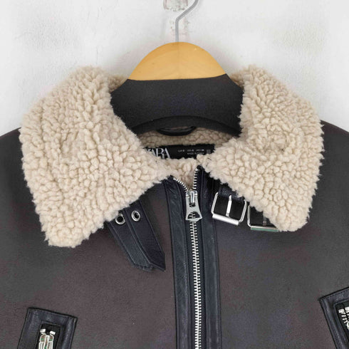 ザラ ZARA ダブルフェイス ショートジャケット レディース US S