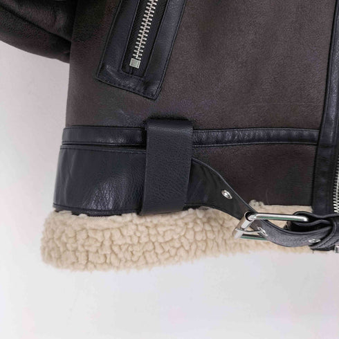 ザラ ZARA ダブルフェイス ショートジャケット レディース US S