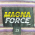 MAGNA FORCE 80-90s 襟芯 ストライプ 長袖シャツ メンズ 2X