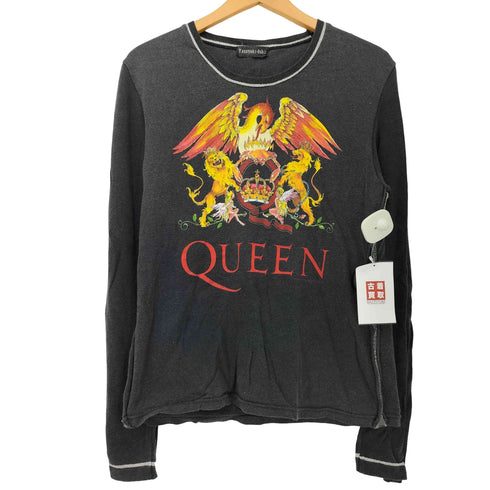 YASUYUKI ISHII 00s Y2K archive JAPANESE LABEL Queen L/S Tee 切替 ロンT メンズ JPN:M