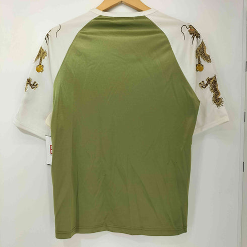 ジェネティックマニュピュレイション Genetic Manipulation 00s 龍 刺繍 スカT クルーネック S/S Tシャツ メンズ JPN:M