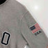 ポロラルフローレン POLO RALPH LAUREN 現行タグ ロゴ刺繍 USAワッペン 星条旗 ハーフジップ フリース メンズ import:M