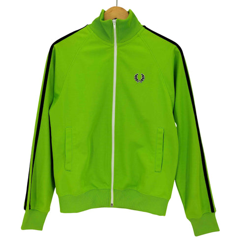 フレッドペリー FRED PERRY TWIN TAPE TRACK JACKET ロゴ刺繍 ライン トラックジャケット レディース import:XS