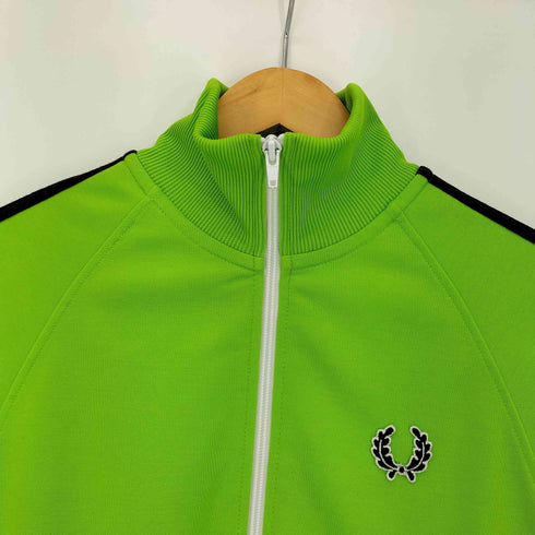 フレッドペリー FRED PERRY TWIN TAPE TRACK JACKET ロゴ刺繍 ライン トラックジャケット レディース import:XS