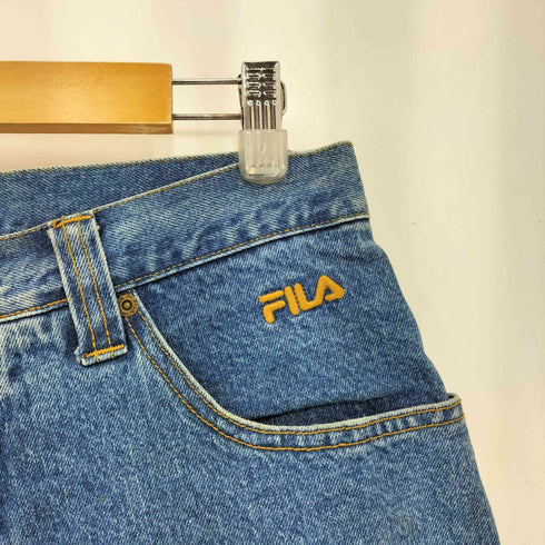 フィラ FILA 90~00s デニムハーフパンツ streer メンズ 34