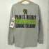 フルーツオブザルーム FRUIT OF THE LOOM 総合格闘技ジム ロゴ 両面 プリント クルーネック L/S Tシャツ メンズ import:S