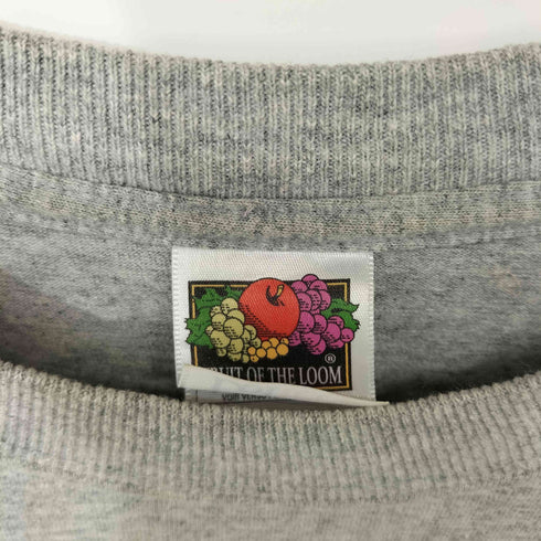 フルーツオブザルーム FRUIT OF THE LOOM 総合格闘技ジム ロゴ 両面 プリント クルーネック L/S Tシャツ メンズ import:S