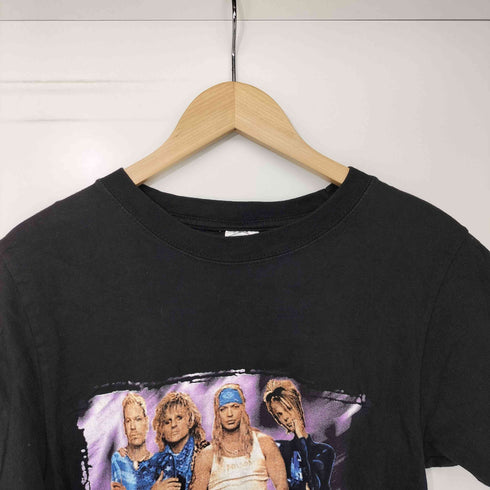 2003年 HARDER LOUDER FASTER WORLD TOUR ヘヴィメタル グラムメタル バンド アートワーク プリント S/S Tシャツ メンズ import:XL