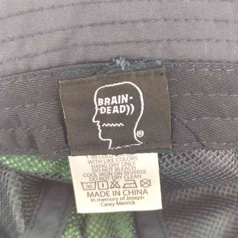 ブレインデッド BRAIN DEAD 23SS メッシュ切り替え 6パネル ハット メンズ