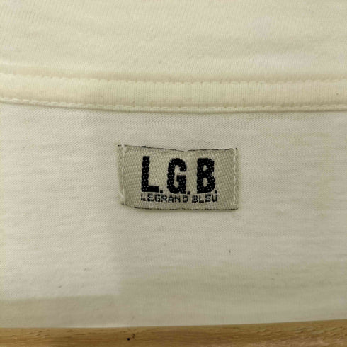 エルジービールグランブルー L.G.B 00s Y2K archive DREAD ROCKS SURVIVAL TOUR フェルト刺繍 クルーネック L/S Tシャツ メンズ JPN:1