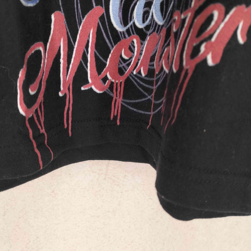 フロントプリントクルーネックTシャツ メンズ M