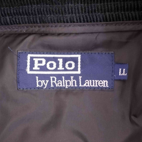 ポロバイラルフローレン Polo by RALPH LAUREN 90s キルティングライナー付き スタンドカラーコート メンズ LL