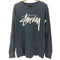 ステューシー Stussy メキシコ製 ロゴプリント 長袖クルーネックTシャツ メンズ import:S
